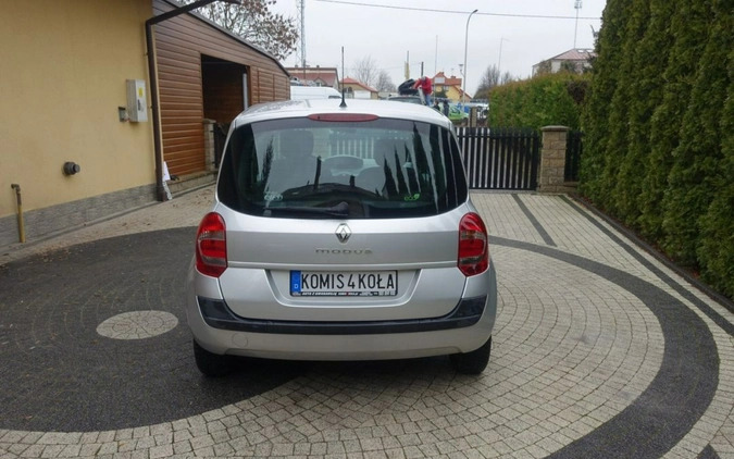 Renault Modus cena 11900 przebieg: 146000, rok produkcji 2008 z Sędziszów małe 154